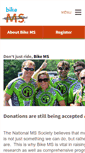 Mobile Screenshot of bikeohg.nationalmssociety.org